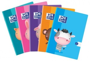 Zeszyt A5/16 podwójna linia kolorowa 90g posiada adresówkę OXFORD KIDS /400092586/