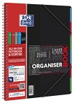 Kołozeszyt A4+/80 okładka PP kratka 90g OXFORD ORGANIZER BOOK /400019524/