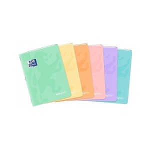 Zeszyt a5/60 kratka z marginesem 90g posiada adresówkę okładka PP OXFORD PP EASYBOOK PASTEL mix kolorów 1szt /400161235/