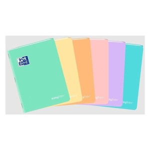 Zeszyt A4/60 KRATKA 90g okładka PP OXPORD EASYBOOK MIX pastel /400161237/