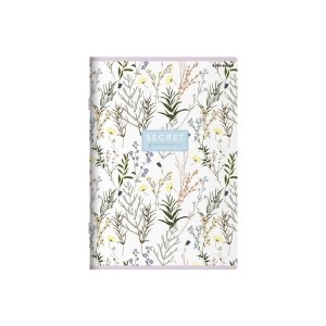 Zeszyt A5/80 kratka z marginesem TOP 2000 SECRET GARDEN MIX 1szt. /400157934/