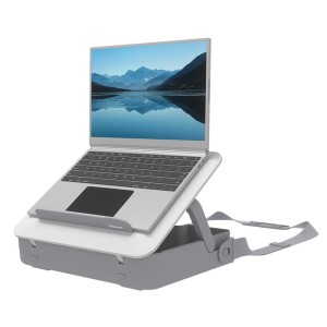 Walizka/podstawa na laptop 2w1 FELLOWES BREYTA 89x384x308mm biała /100016565/