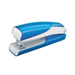 Zszywacz Mini LEITZ WOW metalowy niebieski metalik /55281036/