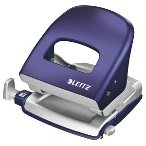 Dziurkacz duży metalowy LEITZ Style 30 kartek niebieski /50060069/