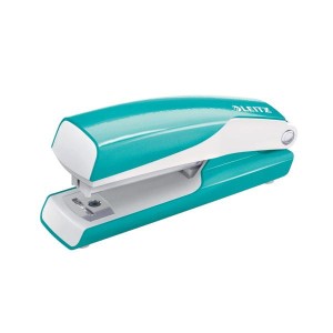 Zszywacz mini metalowy LEITZ WOW turkusowy /55281051/