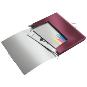 Teczka z gumką LEITZ Style 30 mm ciemnoczerwona /39560028/