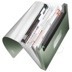 Teczka z 6 przegródkami LEITZ Style seledynowa /39570053/