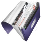 Teczka z 6 przegródkami LEITZ Style niebieska /39570069/