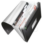 Teczka z 6 przegródkami LEITZ Style czarna /39570094/