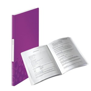 Album ofertowy 20 koszulek PP LEITZ WOW fioletowy /43610062/