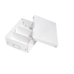 Pudło z przegródkami LEITZ CS małe białe /60570001/