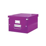 Pudło LEITZ CS uniwersalne średnie WOW fioletowe /60440062/