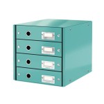 Pojemnik LEITZ WOW CS z 3 szufladami turkusowy /60490051/