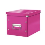 Pudło LEITZ WOW CS uniwersalne M 240x240x250 mm różowe /61090023/