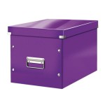 Pudło LEITZ WOW CS uniwersalne L 300x300x330 mm fioletowe /61080062/