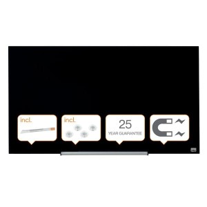 Tablica szklana NOBO IMPRESSION PRO 99,3x55,9cm czarna /905180/