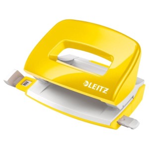 Dziurkacz do 10 kartek metalowy mini LEITZ WOW NEXXT SERIES 5060 metaliczny żółty /50601016/