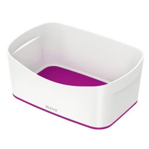 Pojemnik LEITZ MYBOX bez pokrywki biało- fioletowy /52571062/