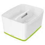Pojemnik duży LEITZ MYBOX z pokrywką biało-zielony /52161054/