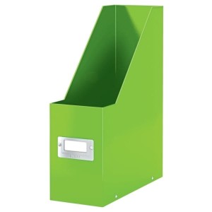 Pojemnik na czasopisma/katalogi kartonowy laminowany składany 103x330x253mm LEITZ CS WOW zielony /60470054/