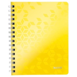 Kołozeszyt A4/80 kratka LEITZ WOW żółty 1szt /46380016/