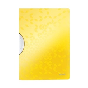 Skoroszyt z klipsem LEITZ WOW żółty /41850016/