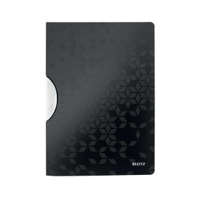 Skoroszyt z klipsem LEITZ WOW czarny /41850095/