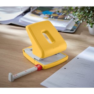 Dziurkacz do 30 kartek LEITZ COSY 5004 żółty ciepły  /50040019/