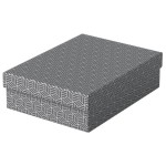 Pudełko ozdobne tektura z recyklingu ESSELTE 265x100x360mm szare 3szt./628285/