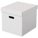 Pudełko ozdobne tektura z recyklingu ESSELTE 320x315x365 białe 3szt. /628288/