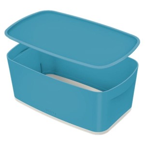 Pojemnik mały LEITZ MYBOX COSY z pokrywką niebieski /52630061/