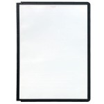 Panel informacyjny A4 SHERPA wykonany z PP czarny 5 szt. 5606 01