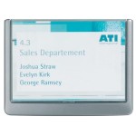 Tabliczka informacyjna DURABLE CLICK SIGN 149x105,5mm grafitowa /486137/