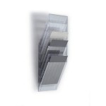 Zestaw 6 pojemników pionowych na dokumenty DURABLE FLEXIBOXX A4 transparentny /1709760400/