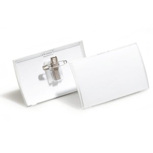 Identyfikator CLICK FOLD 40x75mm z kombi klipem 25 sztuk 8211 19