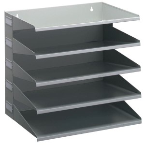 Sorter do dokumentów 5 półek  szary 336010