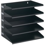 Sorter do dokumentów  5 półek czarny 336001