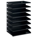 Sorter do dokumentów 8 półek  czarny 336101