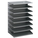 Sorter do dokumentów 8 półek  szary 336110