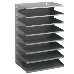 Sorter do dokumentów 8 półek  szary 336110