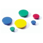 Magnesy do tablic średnica 32mm czerwone 20 sztuk 4753 03