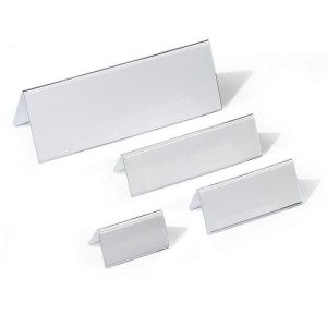 Identyfikator stołowy z akrylu 52/104x100mm 10 sztuk 8032 19