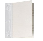 Samoprzylepny pasek FILEFIX MAXI z otworami do wpinania katalogów 60x100mm 50 sztuk 807019