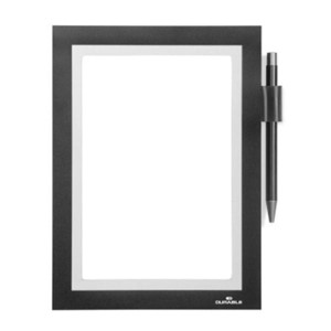 Ramka informacyjna samoprzylepna do bezpośredniego opisywania DURAFRAME Note A5 czarna 1 szt. /4994 01/