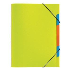 Teczka segregująca 5 przegródek PAGNA DURABLE zielona /P4180317/