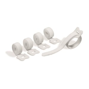 Opaska rzep do spinania kabli Durable CAVOLINE Grip Tie 200mm x 10mm biała 5szt./503602/