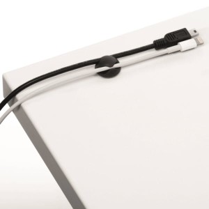 Klips samoprzylepny na 2 kabele Durable CAVOLINE Clip2 grafitowy 6szt. /503837/