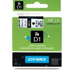 Taśma DYMO 12mm/7m podkład biały, nadruk czarny 45013 10szt. /S0720530_10/