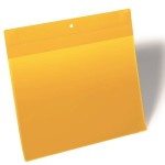 Kieszeń magazynowa magnetyczna Plus A4 pozioma DURABLE żółta 10szt. 1748 04