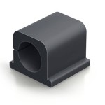 Klips samoprzylepny na 2 kabele CAVOLINE CLIP PRO 2 DURABLE grafitowy 4szt /504337/